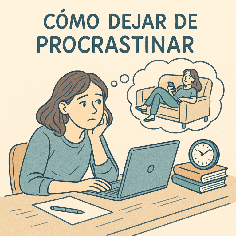 Cómo dejar de procrastinar.